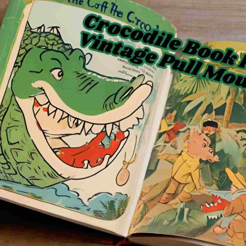 Discovering the Magic of the Crocodile Book Kid Vintage Pull Mouth